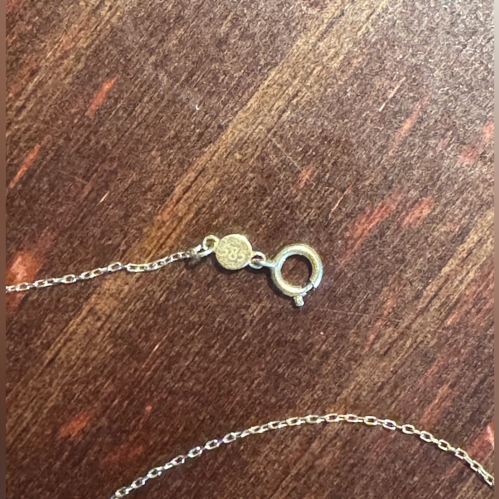 Gorjana 14k Gold 'MAMA' Pendant Necklace - Picture 2 of 5